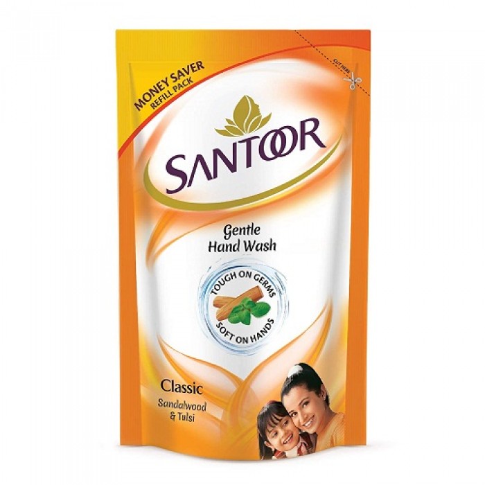 Santoor Classic Gentle Hand Wash 180 ml (BUY 1 GET 2 FREE)