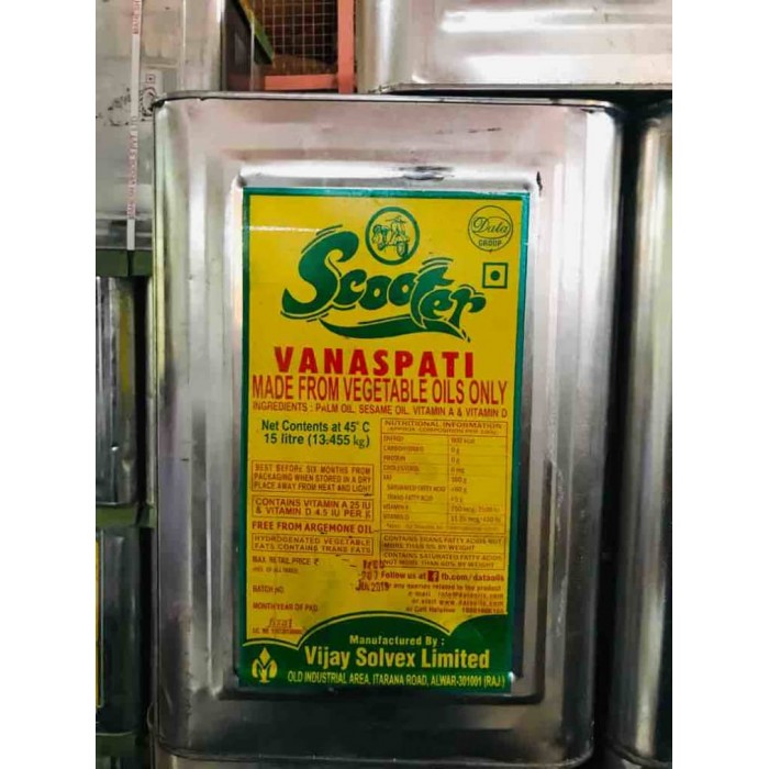 Scooter Vanaspati Ghee 15 Liter (Tin)